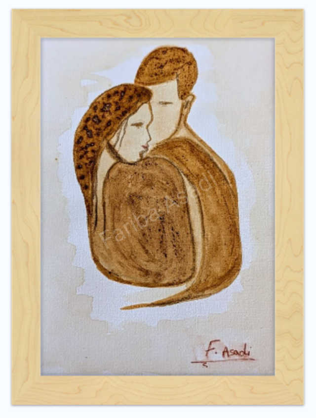 Love - Coffee Painting