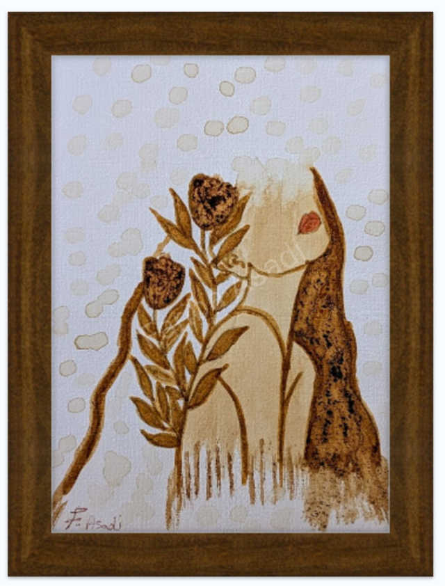 Whispers of Nature - Coffee Painting