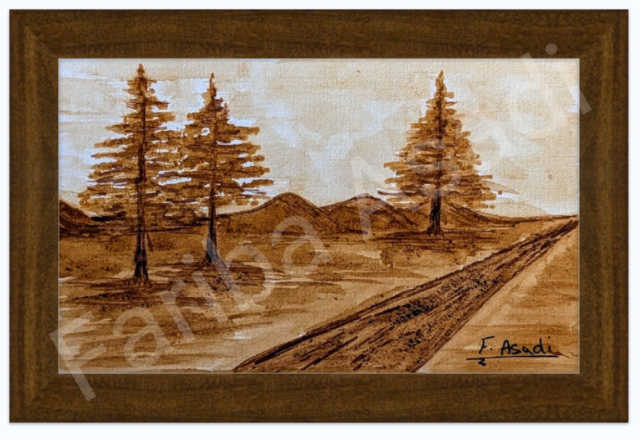 Coffee Landscape – Tranquil Pines